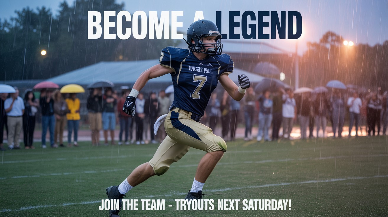 Sports Recruitment Poster